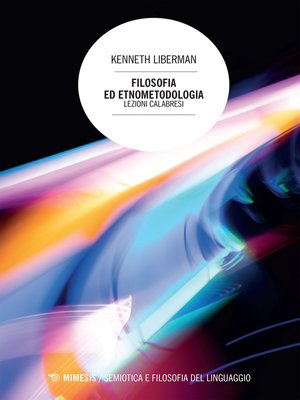 cover image of Filosofia ed etnometodologia